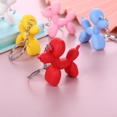 China Hot Sale Cute 3D Dangling Key Chain Souvenir Gifts Cartoon Balloon Doll Key Chain Dog Bag Key Chain for sale