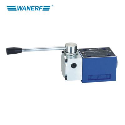 China WANERF 4WMM10 CETOP 3 REXROTH Casting Iron Directional Manual Control Valve with Hand Lever for sale