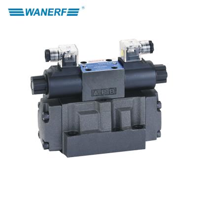 China Electric controlled casting iron WANERF DSHG series hydreulic operated directional control valve for sale