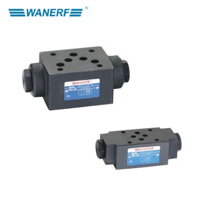 China MPCV Casting Iron WANERF HYDRAULIC CONTROL CHECK CHECK VALVE MODULAR TYPE YUKEN SERIES for sale