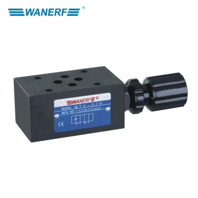 China WANERF MTV Cast Iron YUKEN Control Valve Modular Series for sale