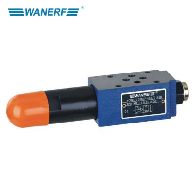 China WANERF Rexroth ZDR casting iron from ZDR6, ZDR10 direct operated three way hydraulic pressure reducing valve, modualr valves for sale