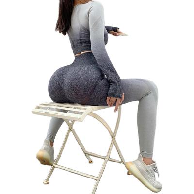 China Breathable Women Workout Sets Sports Brand Legging Slow Down High Impact Workout Clothing for sale