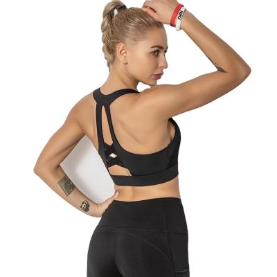 China Breathable Top Sports Bras Women Sports Yoga Bra Vest Underwear Women Gym Runng Top High Impact Lift Up Yoga Bra for sale