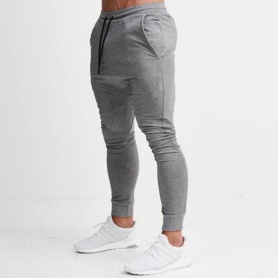 China Gray Baggy Plain Mens Men's Breathable Sweatpants Slim Sports Cotton Jogger Pants Men Sweatpants for sale