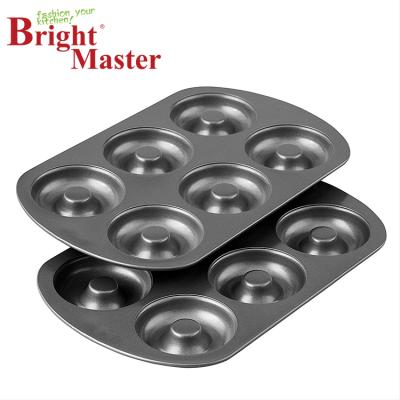 China Viable Non-Stick 6-Cavity Donut Molds, Multipack of 2 for sale