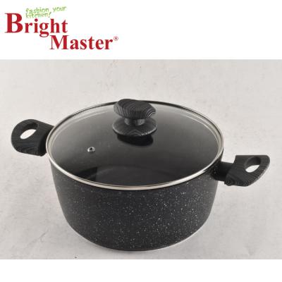 China Sustainable Hot Selling Non-stick Eco-friendly Forged Aluminum Casserole for sale