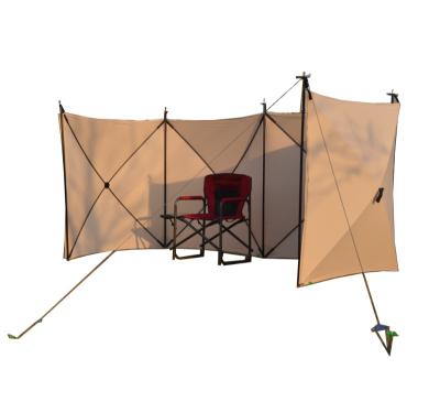 China Extended Type Canvas Screen Quick Freeze Hub Frame Tent Auto Wind Screen Wall Tent for sale