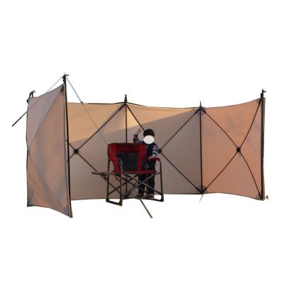 China Foldable Canvas Quick Freeze Hub Extended Type Auto Screen Wind And Sun Break Panels Awning for sale