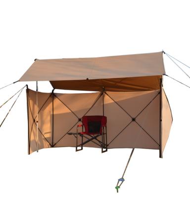 China Extended Type Quick Easy-set Pick Up Hub Automatic Windproof Screen Canvas Wall Tent for sale