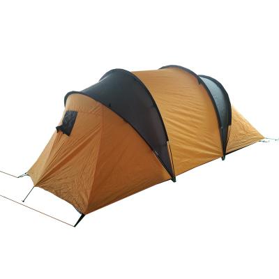 China Large Space Double Layers Extended Type Camping Tent 4-6 Person Outdoor Tent Double Rooms And A Lounge Tent for sale