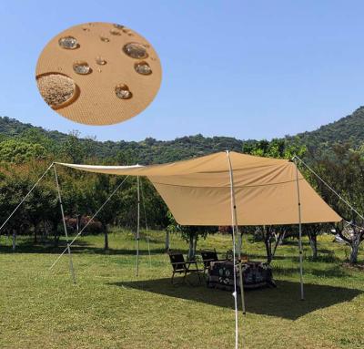 China Extended Type Large Waterproof 4-10 Person Shade Cotton Canvas Camper Canopy Tent Tent For Camping for sale