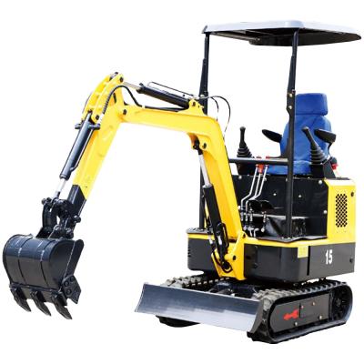 China Mini Farms CNCMC-15A Household 1Ton Excavator Digger Hydraulic Excavator For Sale for sale