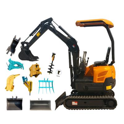 China Building Material Shops 1.6 Ton New Condition Mini Crawler Excavators Price XN16 Garden Mini Digging Earthmoving Machine for sale