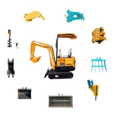 China Home Use Rhino XN08 1ton Mini Small Hydraulic Bagger Machine Earthmoving Machine Home Use For Sale for sale