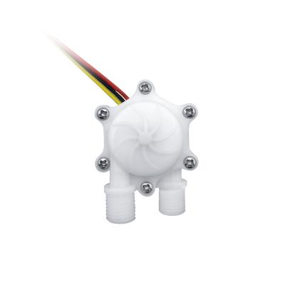 China POM SEN-HZ06W Electronic Water Flow Meter Magnetic Flow Probe Water Flow Sensor for sale