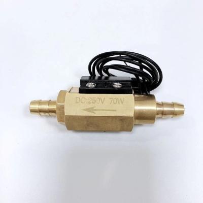 China Reed Sensor Meter 1.5-8L/Min 2 Liquid On/Off Flow Control 70W Water Flow Copper 10mm Brass Switch Monitor OD 8mm Cables For Laser for sale