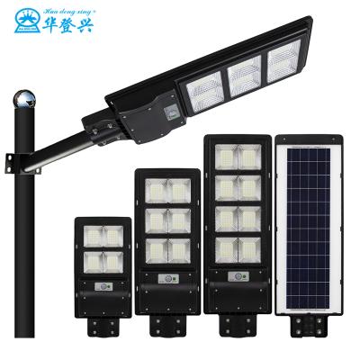 China ROAD remote control solar light led solar powered street lights 60w auto 90w 120w 180w 240w 300w integrated solar street light for sale