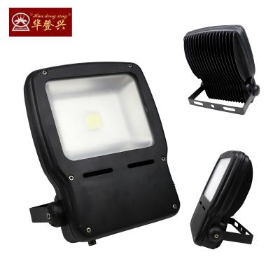 China Outdoor COB chip LANDSCAPE factory price list design garden aluminum waterproof installation 50w 60w 70w led flood light for sale