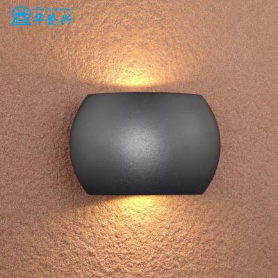 China Modern Home Outdoor Hotel Modern Mount Double Head 2 Years Indoor Warm White Through The Wall Lamp 6w Outdoor Led for sale