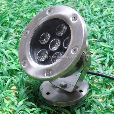 China High Quality Submersible White Stainless Steel RGB Outdoor Waterproof IP68 Garden Pool Led Underwater Light for sale