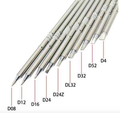 China T12 Series T12-D12 D16 D24 D32 Soldering Tips Welding Electrode Tip For Smart Lead Free Soldering Robot FX951 for sale