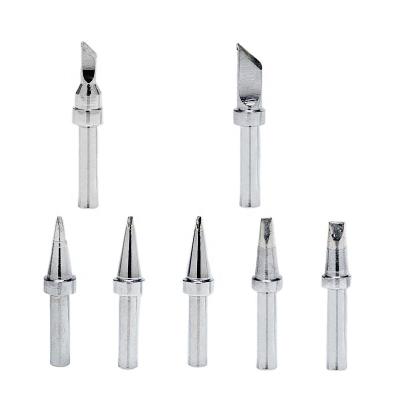 China 200 QUICK replaceable lead free copper soldering iron tips for soldering stations, soldering tip in solder bit for sale