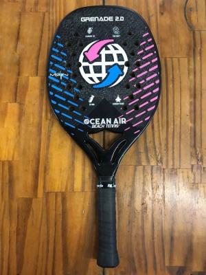 China Promotion carbon fiber beach paddle racket with good quality carbon fiber beach custom tennis rackets for sale