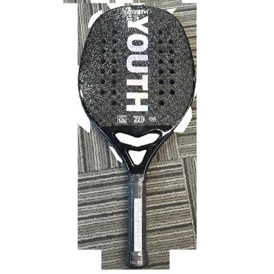 China Dongguan factory quality professional carbon fiber racket beach tennis carbon fiber paddles rackets manufacture Kvvelar adult for sale