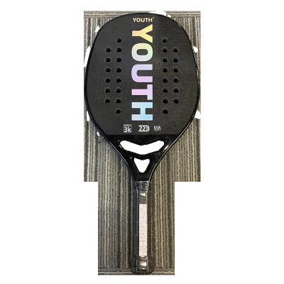 China Hot Sale Carbon Fiber Carbono Quality Beach Tennis Set Racket Graphite Good Selling Full Carbon Paddle Rackets 3k 12k 18k for sale