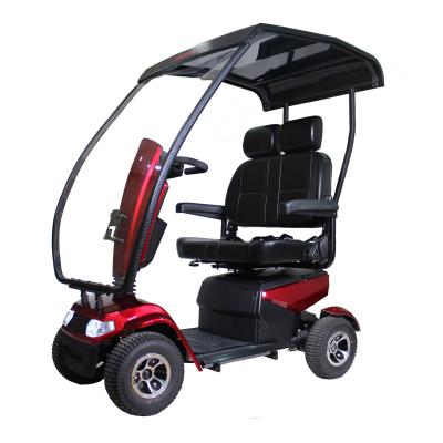 China Sturdy SW1400D 4 Wheel 2 Seat hanicapped Mobility Scooter With Canopy 13