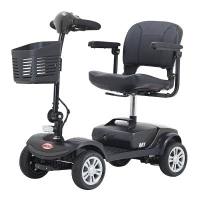 China Unisex Cheap Older 4 Wheel Electric Motor Mobility Scooter With Cabin Electric Vehicle For Disabled for sale