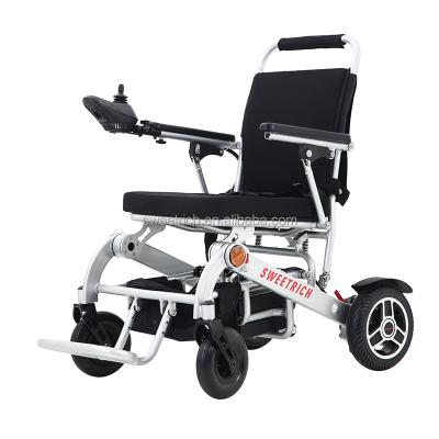 China Portable Lightweight Foldable Power Wheelchair Cheap Price Disabled Electric Folding Wheelchair 8