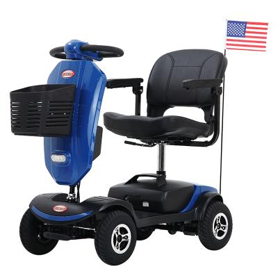 China 300 Watts 4 Wheel Adults Disabled Delivery Electric Mobility Scooter Unisex With Basket for sale