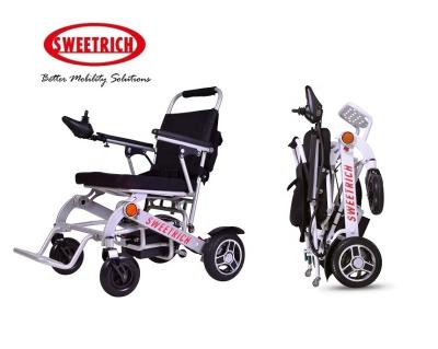 China Power Aluminum Automatic Smart Wheelchair Folding Electric Wheelchair 8