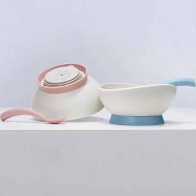 China Modern strong suction bowls for baby with cutlery spoon for sale