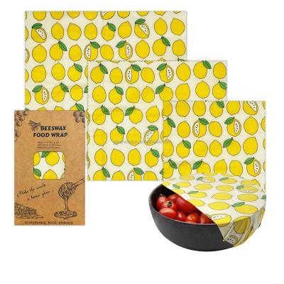 China Food Fruit Custom Organic Reusable Beeswax Food Fresh Reusable Wraps From Amazon Hit 2021 Beeswax for sale