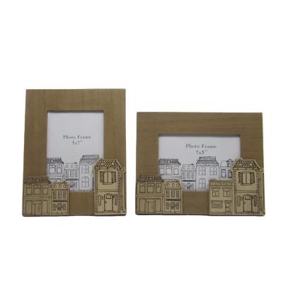 China Latest Classic Minimalist Rectangular Wooden Picture Collage Picture Frame Desktop View Photo Display Stands for sale