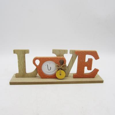 China Hot Selling Decorative Morden Photo Frame Wood Picture LOVE HOME Stander W. Frame Other Home Decor for sale