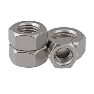 China DIN934 Heavy Industry ANSI B18 2 Hex Nut Size 2 Metric Size Inch Size for sale