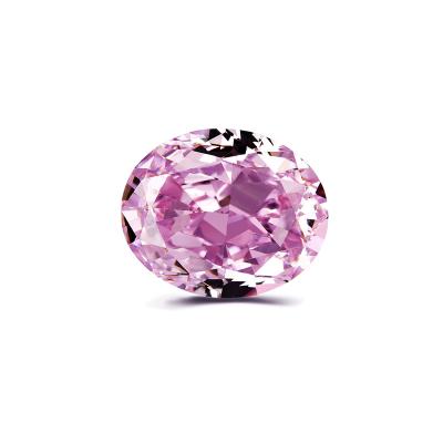 China Jewelry Making Tianshizhiyue GRA Certificate Wholesale Price Pink Color Drop Oval Shape Loose Moissanites VVS Diamonds Pink Color for sale