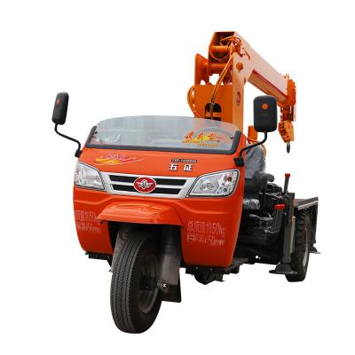 China TRUCK CRANE Truck Cranes 3 Ton Crane Truck Small Full Hydraulic Crane For Construction Truck-mounted tricycle for sale