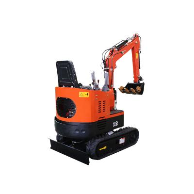 China Hydraulic Mini Excavator Price New Excavator Cheap Sale Mini Excavator 1.2ton 1200kg Garden Construction Operations Rubber Tracks for sale