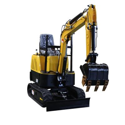 China Hotels Digger Hammer Mini Excavator Small Bagger For Sale 1000kg Micro Hydraulic Excavator 1 Ton for sale