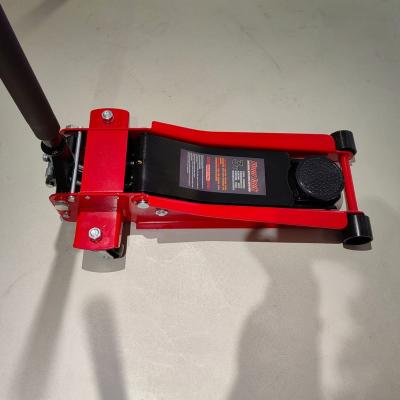 China Car Repairing 3T Floor Jack With Double Piston Two Low Jack for sale