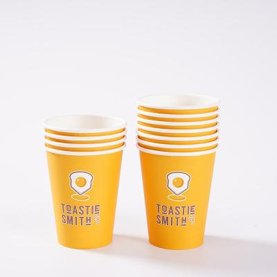 China Disposable china manufacture factory hot sale biodegradable disposable paper cup 10oz for sale