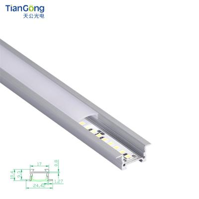 China New Model TL2410 Embeded Light Customize 80w Linear Recessed Light Led Dimmable Led Recessed Fixture Light for sale