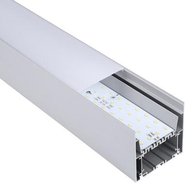 China Customized TL8080 1.2m Linkable Desk Led Linear Light 40w Flat Surface Mounted Desk Surface Mounted Linear Light for sale