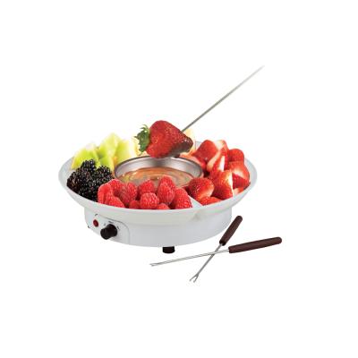 China Service 2-4 people enjoy it Hot Sales CP02D Electric Chocolate Fondue Chocolate Pan Chocolate Melting Crucible for sale