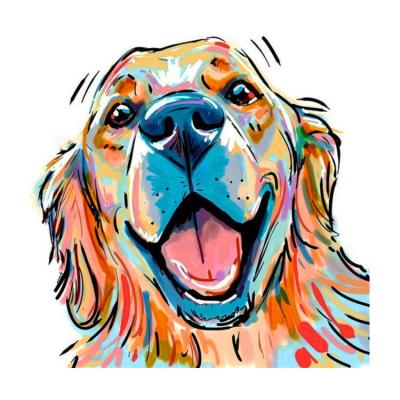 China CLASSIC Series animal dog wholesale custom support drop shipping factory diy diamond painting for sale